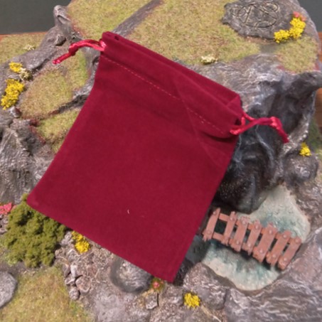 Burgundy Dice Bag